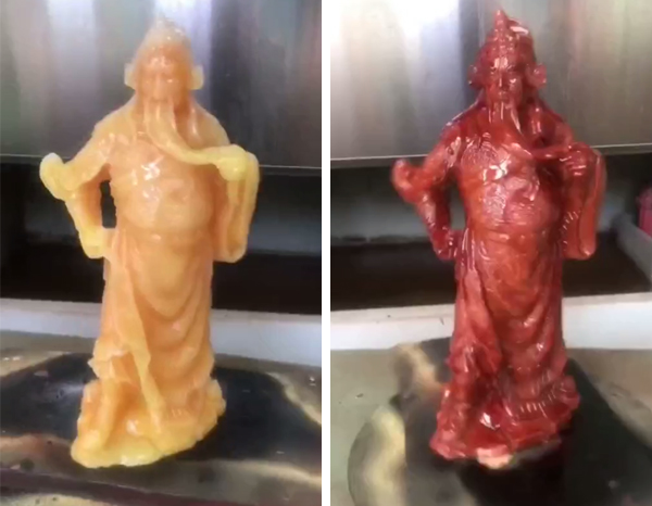 硅膠模具建造出來樹脂工藝品