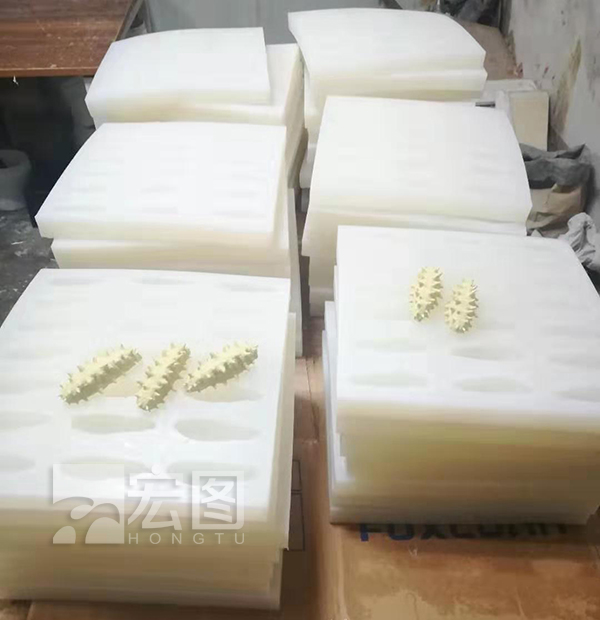 半通明海參翻模硅膠模具